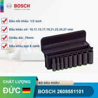 Bộ 9 đầu khẩu Bosch 1/2 inch 2608551101 (75mm)