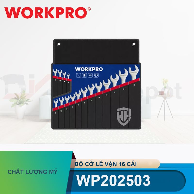 Bộ cờ lê vặn 16 cái Workpro - WP202503