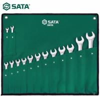 Bộ Cờ Lê Vòng Miệng Hệ Mét SATA SC09026 (09026) - Chính Hãng, 14 Chi Tiết, Thép Cr-V Bền Bỉ