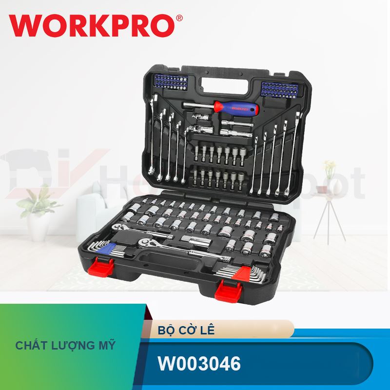 Bộ đầu cờ lê thay thế Workpro - WP003046