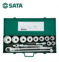 Bộ Đầu Tuýp 12 Cạnh 3/4 SATA SC09015 (15 Chi Tiết) - Chính Hãng, Thép Cr-V, Lực Siết Lớn