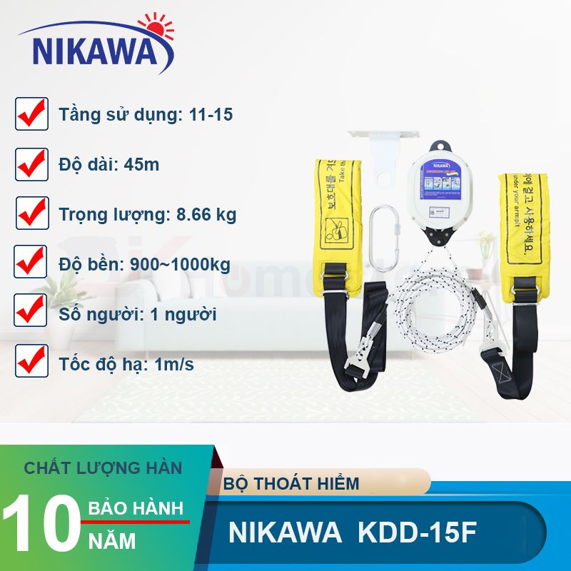 Bộ dây thoát hiểm tự động Nikawa KDD-15F