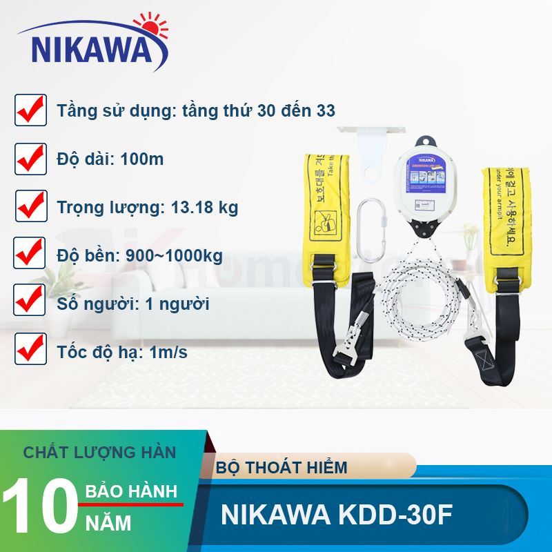 Bộ dây thoát hiểm tự động Nikawa KDD-30F