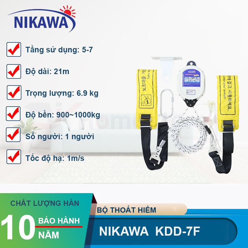 Bộ dây thoát hiểm tự động Nikawa KDD-7F