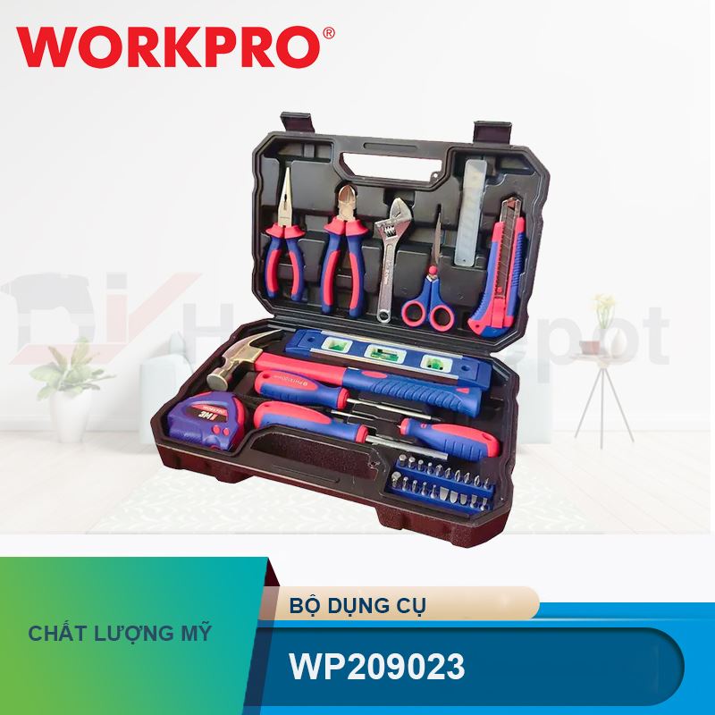 Bộ đồ nghề gia đình 28 chi tiết Workpro WP209023