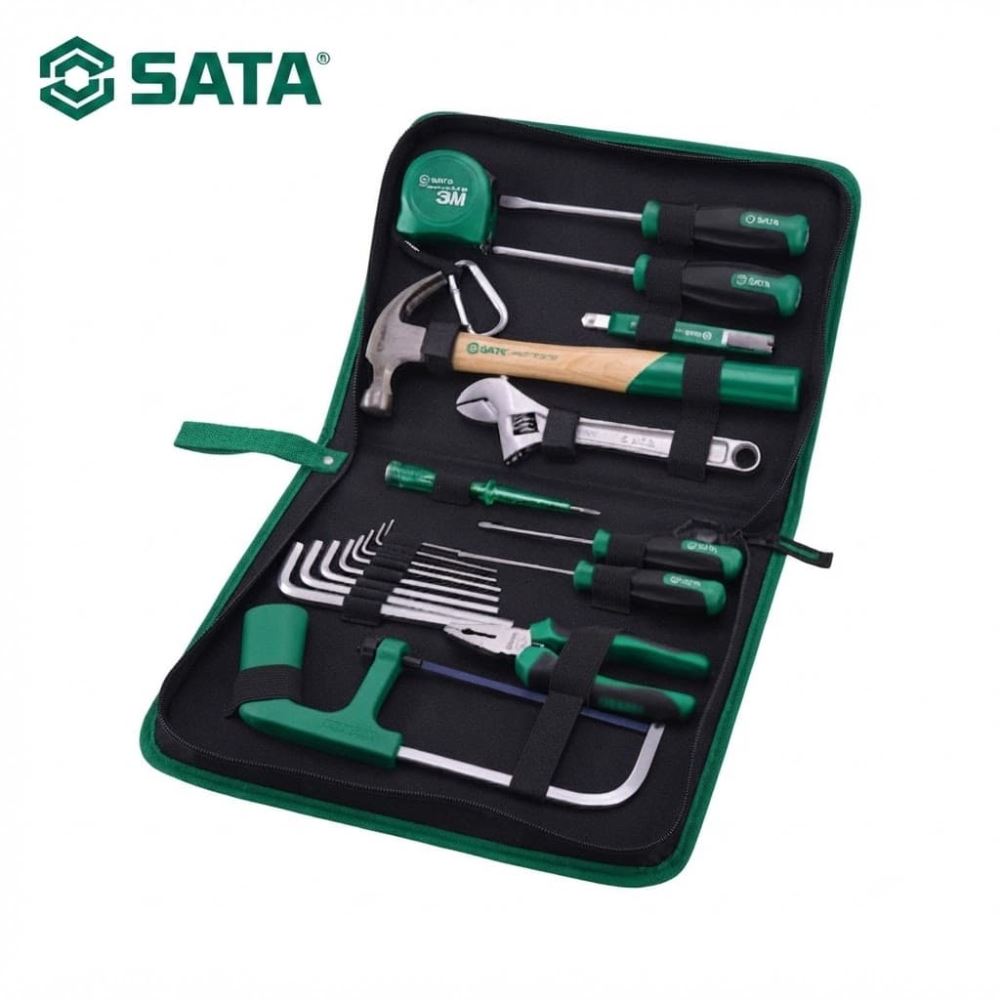 Bộ Dụng Cụ Sửa Chữa Cơ Bản 19 Chi Tiết SATA SC04110 (04110) - Chính Hãng, Tiện Lợi, Đa Năng Cho Gia Đình