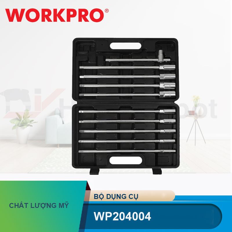 Bộ 10 món dụng cụ sửa xe máy Workpro - WP204004