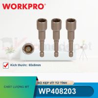 Bộ kẹp vít từ tính kích thước 65x8mm (1 bộ = 3 cái) Workpro - WP408203