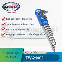 Bộ lục giác bi 9 chi tiết Licota TW-21009A-MF