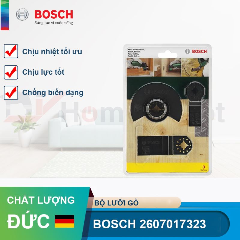 Bộ lưỡi cắt gỗ Bosch cho GOP 250 2607017323