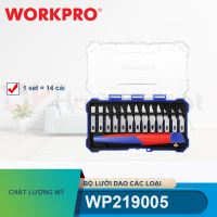 Bộ lưỡi dao các loại, (1 set = 14 cái) Workpro - WP219005