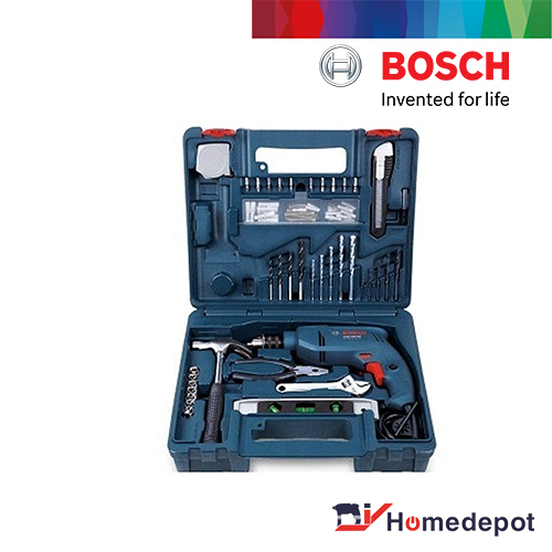 Bộ máy khoan động lực Bosch GSB 10RE SET 100 món