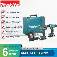 Bộ máy khoan bắt vít dùng Pin Makita DLX2022
