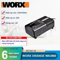 Bộ sạc 2A cho pin 20V Worx Orange WA3860