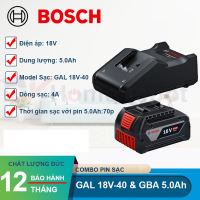 Bộ Sạc GAL 18V-40 và 1 Pin GBA 5.0Ah Bosch 1600A039YM