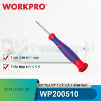 Bộ Tua vít 7 cái đầu hình sao, thép hợp kim CR-V Workpro - WP200510