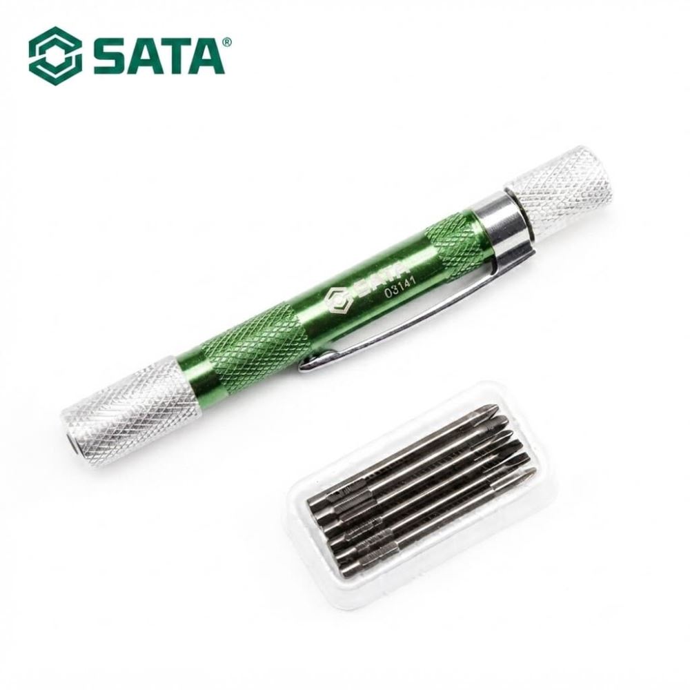 Bộ Tuốc Nơ Vít 2 Đầu SATA 6 Chi Tiết SC03141 (03141) - Chính Hãng, Đa Năng