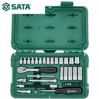 Bộ Tuýp Cần Siết Tự Động 1/4 36 Chi Tiết SATA SC09001 (09001) - Chính Hãng, Đa Năng, Độ Chính Xác Cao
