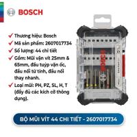 Bộ Vặn Vít Bosch 44 Món (2607017734) Chính Hãng