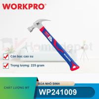 Búa nhổ đinh 225gram (8OZ), cán bọc cao su Workpro - WP241009