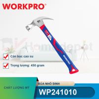 Búa nhổ đinh 337gram (12OZ), cán bọc cao su Workpro - WP241010