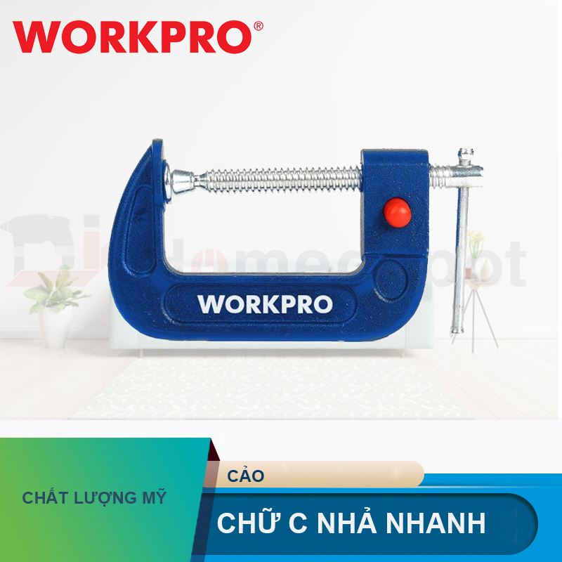 Cảo chữ C nhả nhanh Workpro