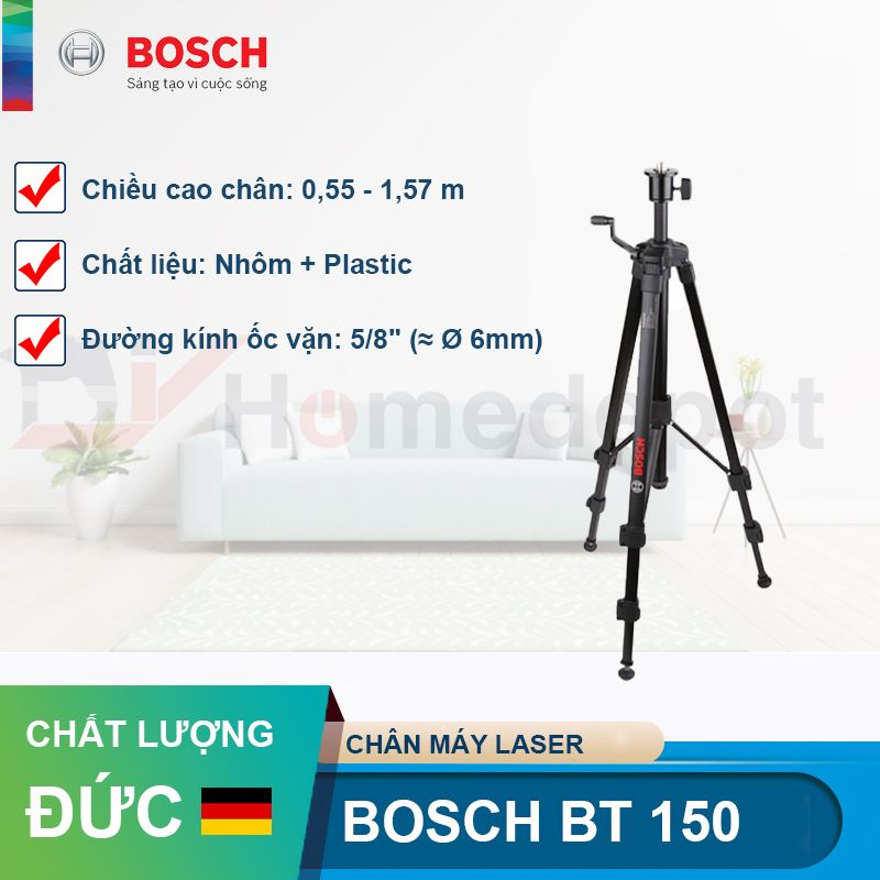 Chân Máy Laser Bosch BT 150 5/8