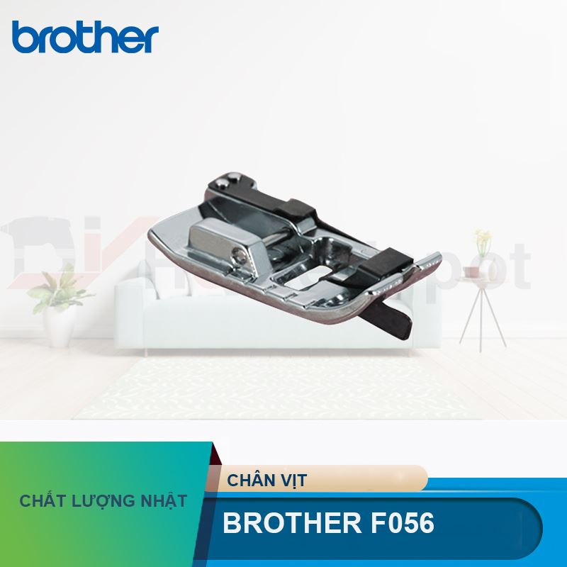 Chân vịt ghép và may viền mí Brother F056