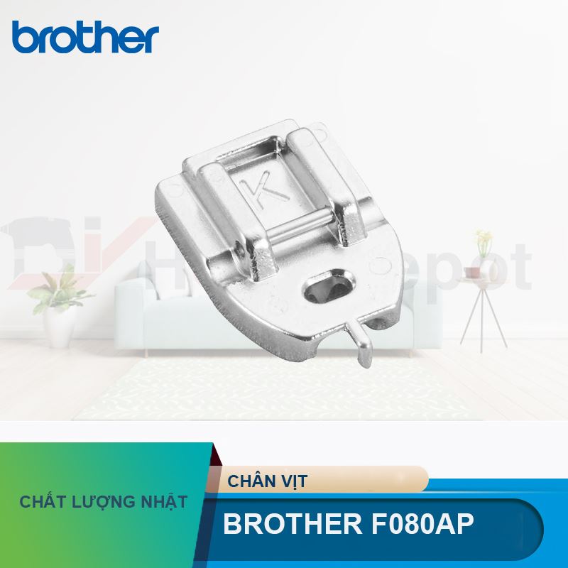 Chân vịt may day kéo giọt nước Brother F080AP