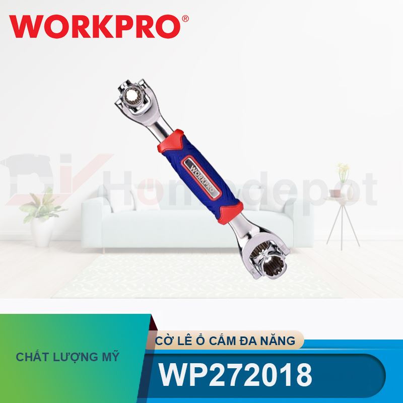 Cờ lê ổ cắm đa năng Workpro - WP272018