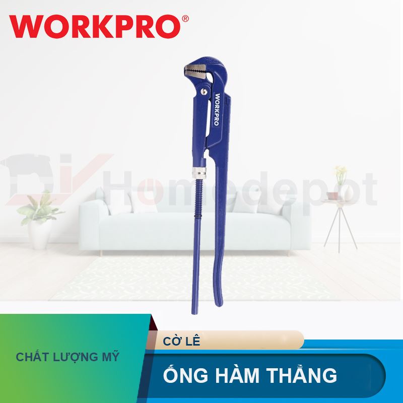 Cờ lê ống hàm thẳng 90 độ Workpro