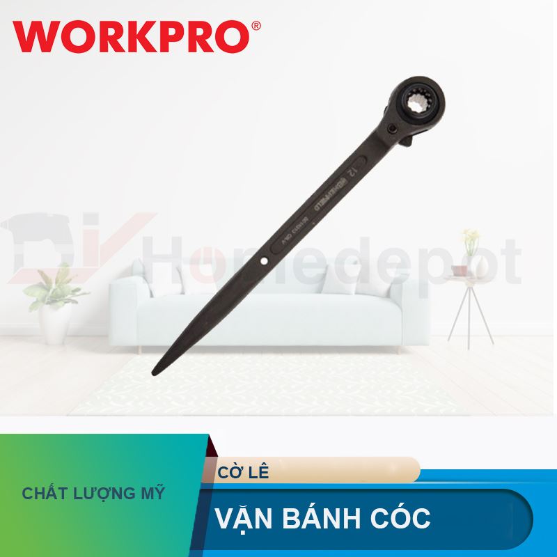 Cờ lê vặn bánh cóc, dùng trong công trình Workpro