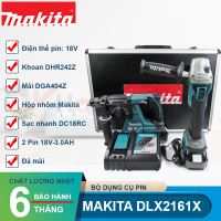 Combo máy khoan mài dùng pin Makita DLX2161X