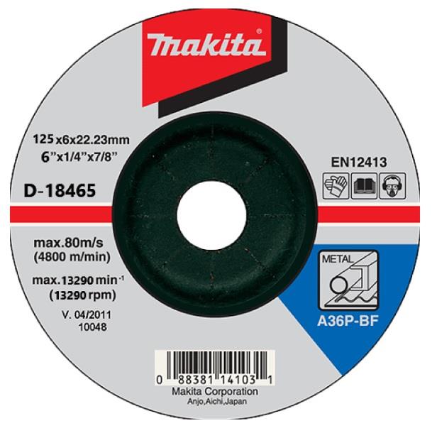 Đá mài sắt Makita D-18465 125x6x22.2mm