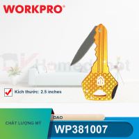 Dao có cán hình chìa khóa, màu vàng, kích thước: 2.5 inches Workpro - WP381007