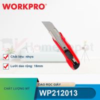 Dao rọc giấy bằng nhựa, chiều rộng lưỡi dao 18mm Workpro - WP212013