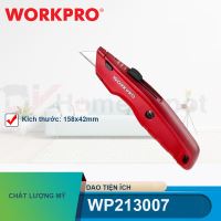 Dao tiện ích có lưỡi cắt bằng nhôm, có thể thay đổi lưỡi dao nhanh chóng Workpro - WP213017