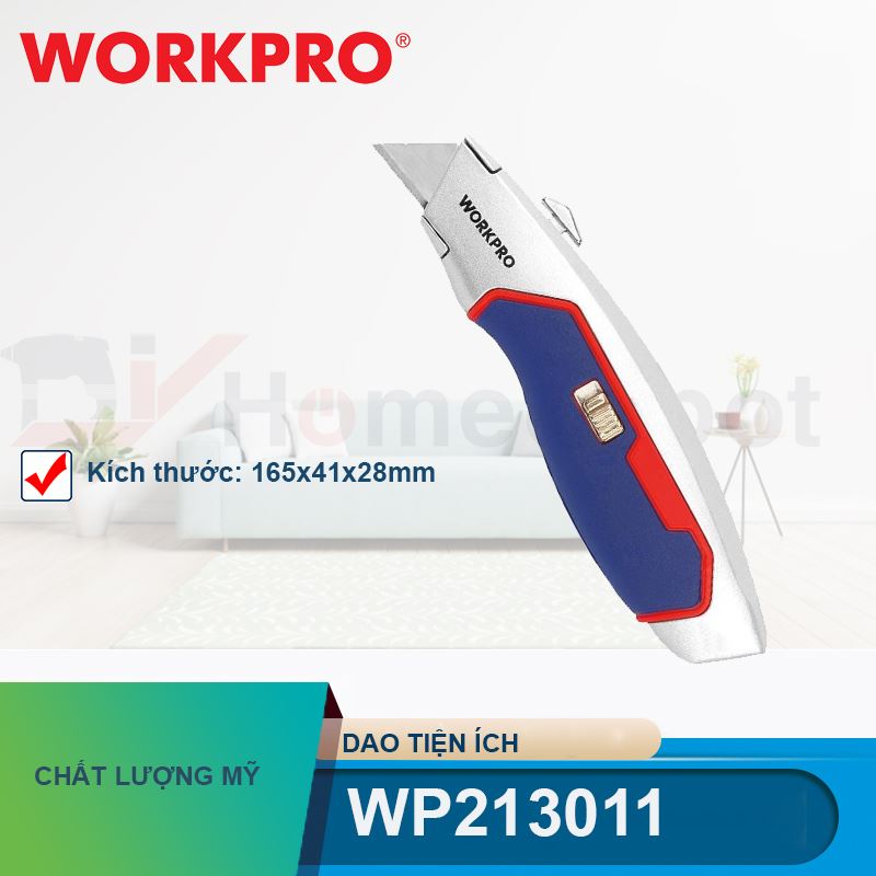 Dao tiện ích có lưỡi cắt, mở nhanh Workpro - WP213011