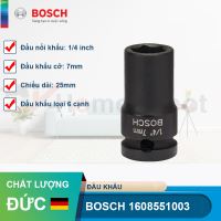 Đầu khẩu Bosch 1/4 inch 1608551003 (cỡ 7, 25mm)