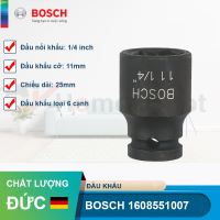 Đầu khẩu Bosch 1/4 inch 1608551007 (cỡ 11, 25mm)