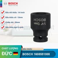 Đầu khẩu Bosch 1/4 inch 1608551008 (cỡ 12, 25mm)