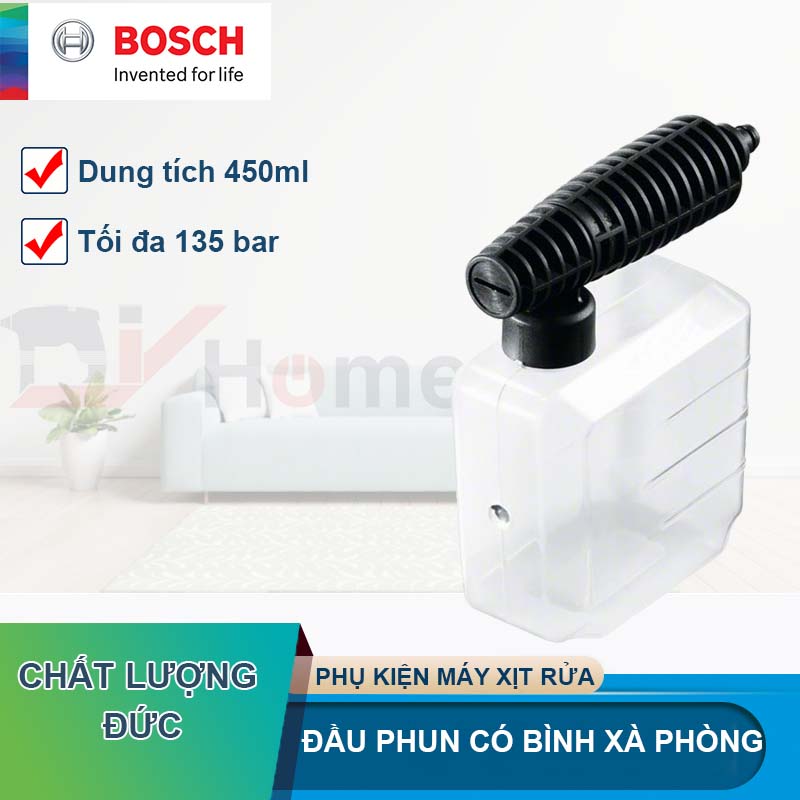Đầu phun xịt có bình xà phòng Bosch F016800509