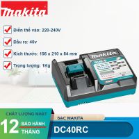 Đế sạc pin 40V Max Makita DC40RC (191M90-3)