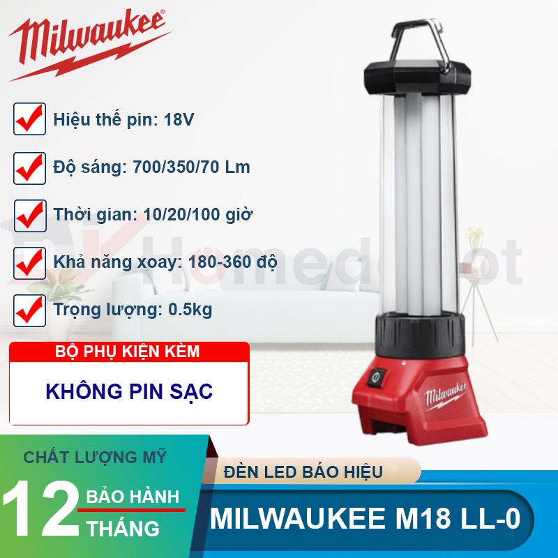 Đèn LED báo hiệu Milwaukee M18 LL-0