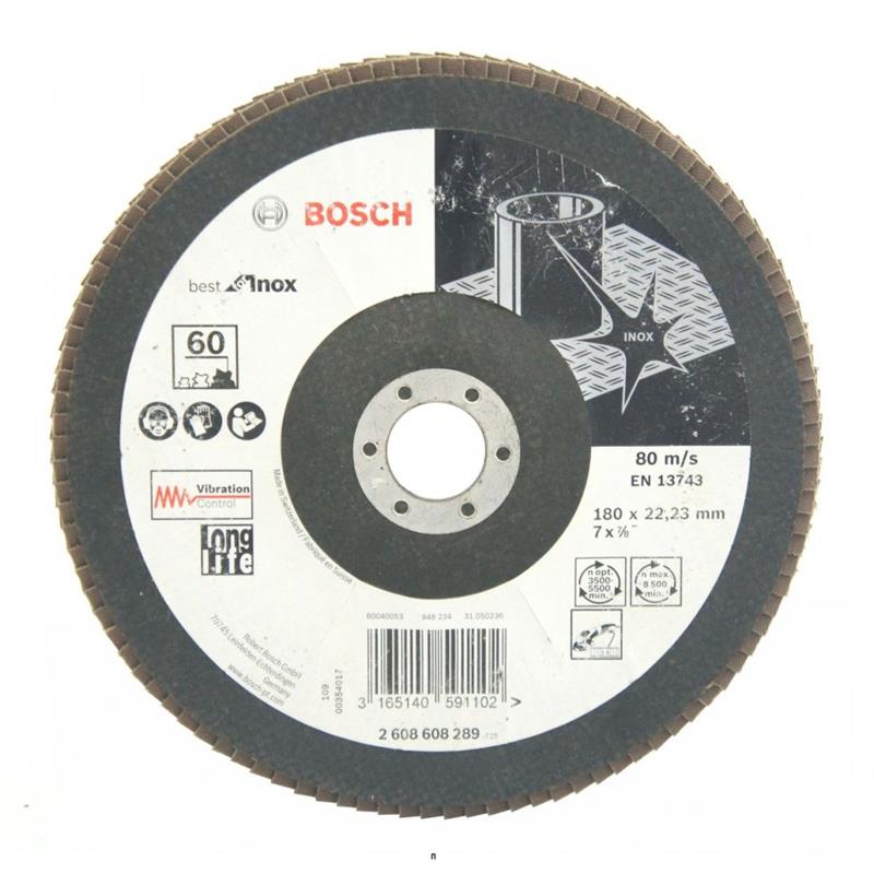 Đĩa nhám xếp P60 180mm Bosch 2608608289