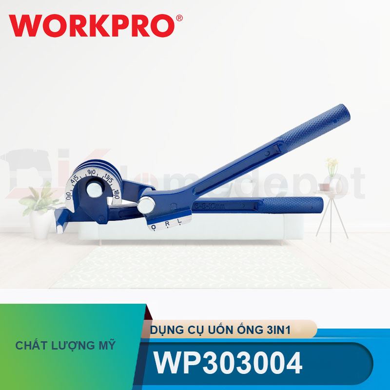 Dụng cụ uốn ống 3in1 (6mm, 8mm,10mm) Workpro - WP303004