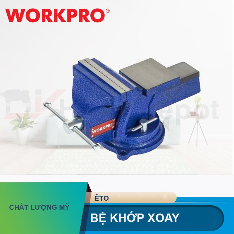 Êtô bệ khớp xoay Workpro