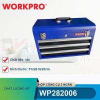 Hộp công cụ 3 ngăn bằng sắt Workpro - WP282006