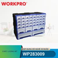 Hộp đựng đồ nghề 38 ngăn bằng nhựa Workpro - WP283009