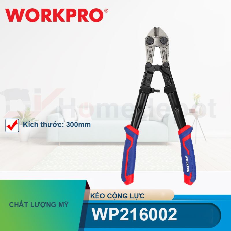 Kéo cắt bulong kích thước 300mm (12 inches) Workpro - WP216002